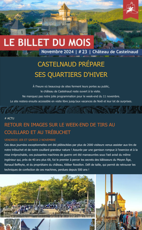 Newsletter - Novembre 2024