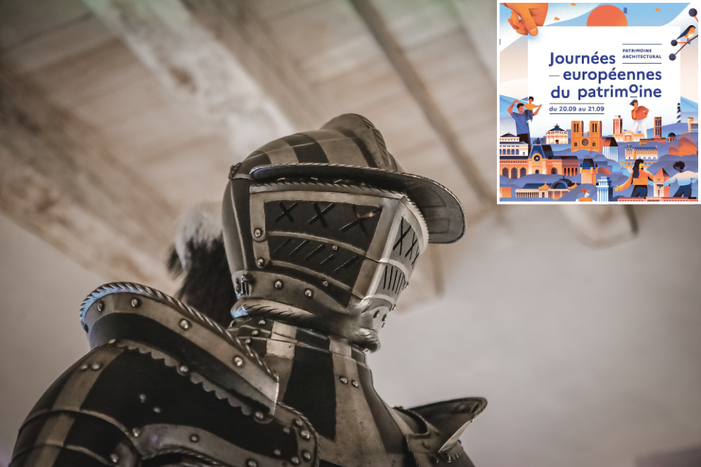 Armure JEP Claude de Cardaillac - visite théâtralisée