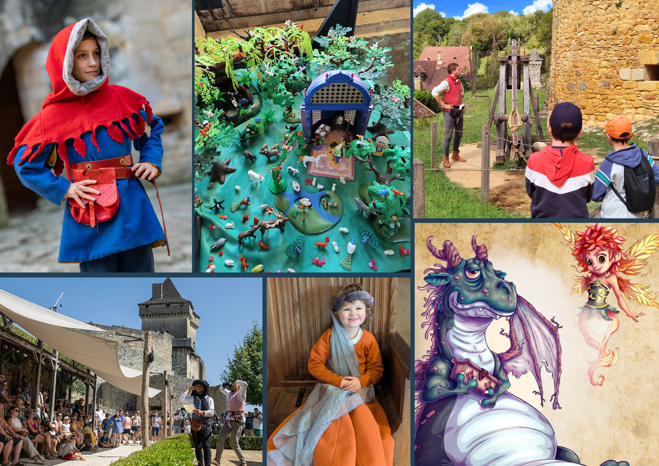 Visite en famille Dordogne Castelnaud