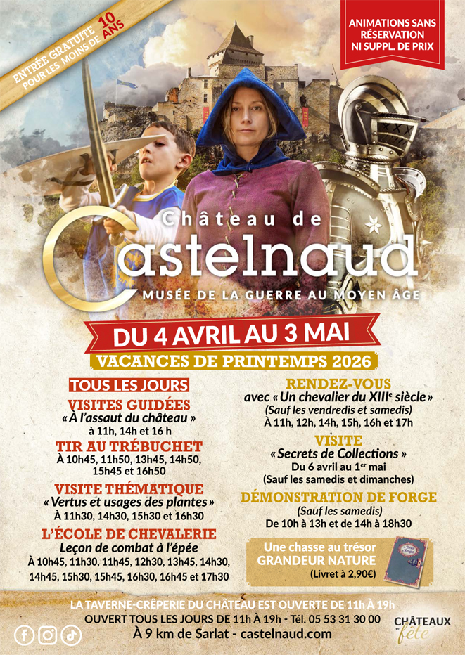 Vacances du printemps Dordogne