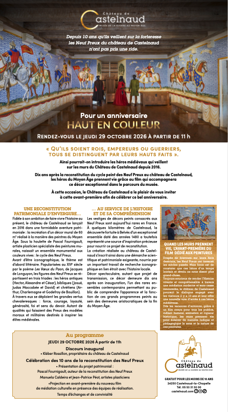 Anniversaire de la peinture Neuf Preux 2016-2026